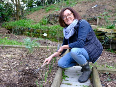 Les Potagers essaimés - Cécile Durance se forme à la Longère