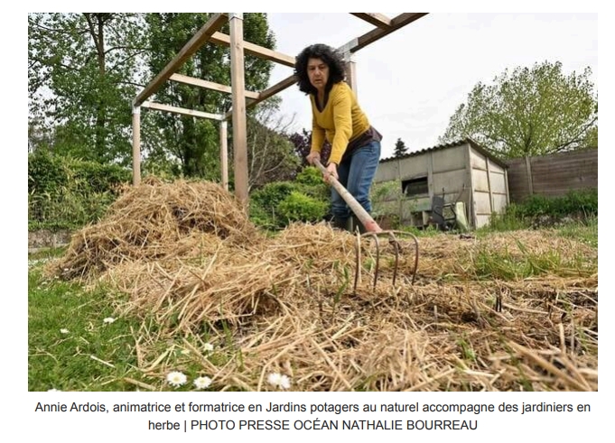 Annie Ardois - Les potagers Essaimés -Pailllage