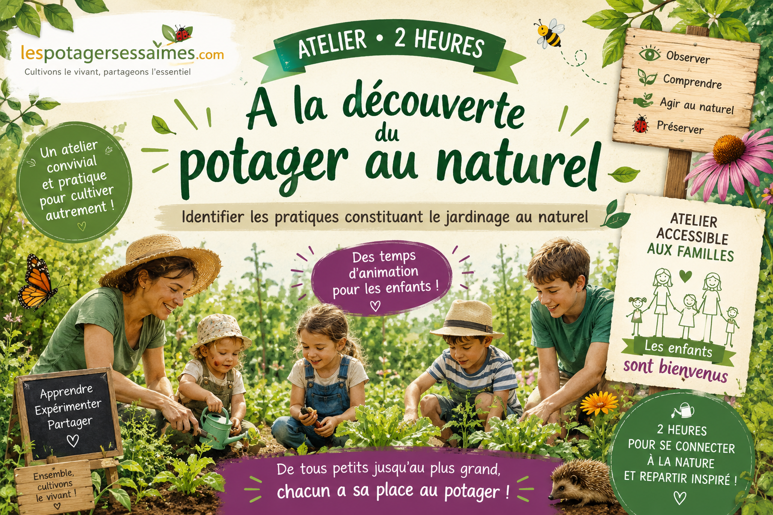 Atelier : A la découverte du potager au naturel